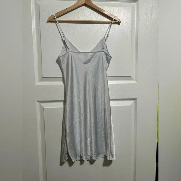 WILFRED Only Satin Slip Mini Dress - Picture 9 of 9